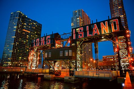 Long Island City ~ New York Dino Film, Long Island Railroad, Long Island New York, Island City, Long Island Ny, Long Island City, City New York, City That Never Sleeps, Foto Art