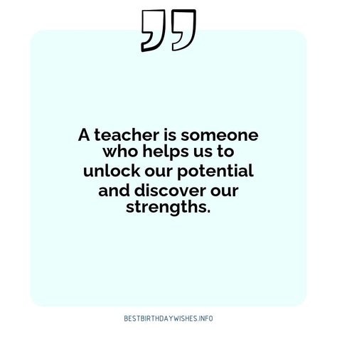 Teachers play an important role in the life of every student. It is important to show teachers how much we appreciate their hard work and dedication. ... | # #BirthdayWishes Check more at https://www.ehindijokes.com/inspirational-quotes-celebrate-teachers-birthday/ Teachers Birthday, Teacher Birthday, Hard Work And Dedication, Teacher Appreciation, Hard Work, Birthday Wishes, Inspirational Quotes, Celebrities, Birthday