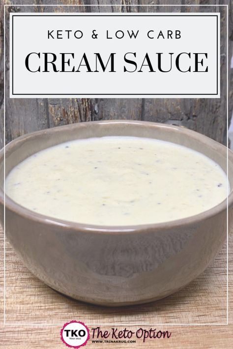 Low Sodium Cream Sauce, Keto Steak Sauce Low Carb, Keto Garlic Cream Sauce, Low Carb Cream Sauce, Keto White Sauce Recipe, Keto Curry Sauce, Keto Roux Recipe, Keto Cream Sauce For Chicken, Keto Bechamel Sauce