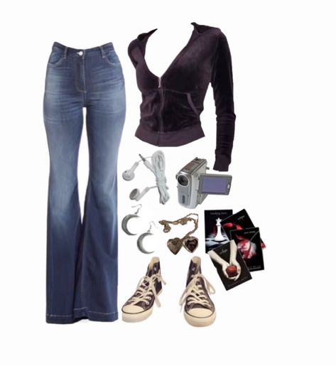 13 Movie Inspired Outfits, Outfits Inspired By Twilight, Twilight Aesthetic Fashion, Twilight Style Outfits, Y2k Twilight Aesthetic Outfits, Twilight Oc Outfit, Y2k Outfits2000s, Twilight Style Inspired Outfits, Twilight Aesthetic Clothes