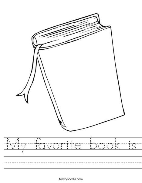 My favorite book is Worksheet - Twisty Noodle Book Writing Template, Book Worksheet, Library Lesson Plans, Teacher Forms, Twisty Noodle, Printable Lesson Plans, Music Lesson Plans, Preschool Lesson Plans, Library Lessons