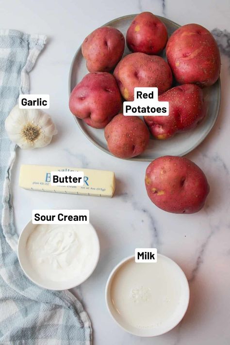 Garlic Mashed Potatoes With Skin, Creamy Red Skin Mashed Potatoes, Garlic Red Potatoes Mashed, Roasted Garlic Red Mashed Potatoes, Best Red Skin Mashed Potatoes, Red Mashed Potatoes Crockpot, Skin On Mashed Potatoes Recipe, Garlic Mashed Red Potatoes Recipe, Creamy Mashed Red Potatoes