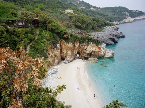 Lalaria Beach, Volos Greece, Sarakiniko Beach, Myrtos Beach, Greece Beach, Greece Hotels, Visiting Greece, Best Beaches, Most Beautiful Beaches