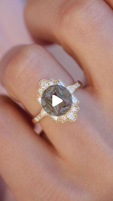 Michelle Berlinger | Vintage Engagement Rings on Instagram: "Get to know our stunning Deco Halo rings, perfect for vintage lovers! ✨ 

This unique vintage inspired engagement ring is our Berlinger Jewelry signature style — the Deco Emerald & Pear Morganite Mosaic Ring

Product ID: B0158

You can also customize your engagement or wedding ring and choose between a sapphire or diamond or other gemstone center for the ultimate sparkle. 💎✨ Explore our vintage-inspired engagement ring collection on our website! 

 #EngagementRing #vintageinspiredrings #vintageengagementring #alternativeengagementring #artdeco #engagementringinspo #uniqueengagementrings" Berlinger Jewelry, Mosaic Ring, Vintage Inspired Engagement Rings, Vintage Inspired Rings, Vintage Lovers, Ring Collection, Alternative Engagement Rings, Vintage Lover, Vintage Engagement