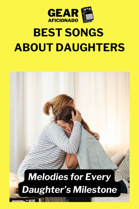 From the joyous arrival of a newborn to the cherished moments of growing up, explore the musical canvas painted by artists on the theme of daughters. From John Legend's touching "Right By You (For Luna)" to the iconic “Isn’t She Lovely” by Stevie Wonder, each song tells a story, a memory, a sentiment. Delve into the depths of parent-daughter relationships through these melodies. Daughter Songs From Mom, Songs About Daughters, Daughter Lyrics, John Legends, Daughter Songs, Lee Ann Womack, Parenting Daughters, Teaching The Alphabet, Song Of The Year