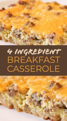 Easy Breakfast Casserole Sausage, Easy Egg Bake, Sausage Egg Casserole, Sausage Breakfast Casserole, Easy Breakfast Casserole Recipes, Baked Eggs Recipe, Best Breakfast Casserole, Breakfast Casserole Recipe, Overnight Breakfast Casserole