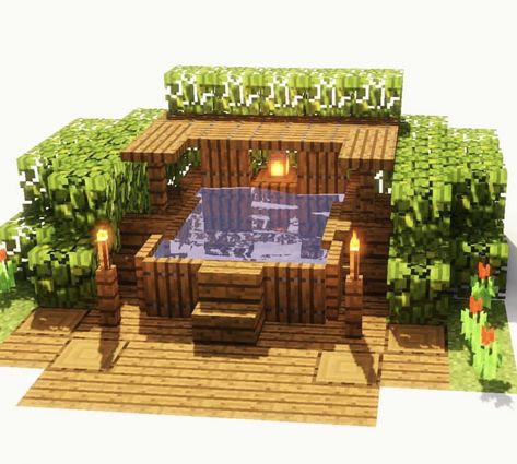 Minecraft Building Ideas Town Square, Triangle House Minecraft, Storage Shed Minecraft, Minecraft Wishing Well, Minecraft Cat House, Minecraft 2023, Minecraft Blueprint, Mansion Minecraft, Mind Craft