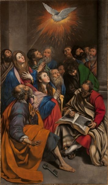 The Pentecost - The Collection - Museo Nacional del Prado Pentecost Sunday, Panna Marie, Catholic Images, The Last Supper, Art Sacre, Ayat Alkitab, Jesus Christ Images, Pentecost, Biblical Art