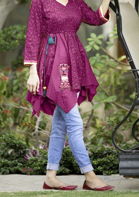 Stitched Kurti, Dressing Design, New Kurti Designs, Girls Dresses Sewing, Pakistani Fashion Casual, Gaun Fashion, Pakistani Dresses Casual, Pakistani Fashion Party Wear, Girls Frock Design