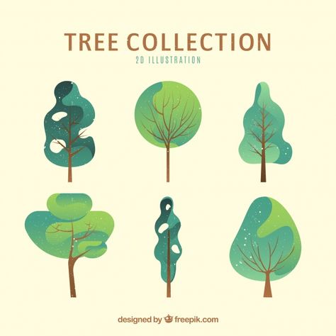 More than a million free vectors, PSD, photos and free icons. Exclusive freebies and all graphic resources that you need for your projects Flat Tree Illustration, Graphic Tree Illustration, Simple Tree Illustration, Vector Tree Illustration, Trees Graphic Design, Tree Graphic Illustration, Forest Illustration Trees, Vector Illustration Design Graphics, Tree Illust