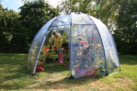 Here Comes the Sunbubble - Haxnicks - Elegant Greenhouse, Serre Diy, Vertical Herb Gardens, Best Greenhouse, Portable Greenhouse, Build A Greenhouse, Indoor Greenhouse, Herb Garden Design, Greenhouse Interiors