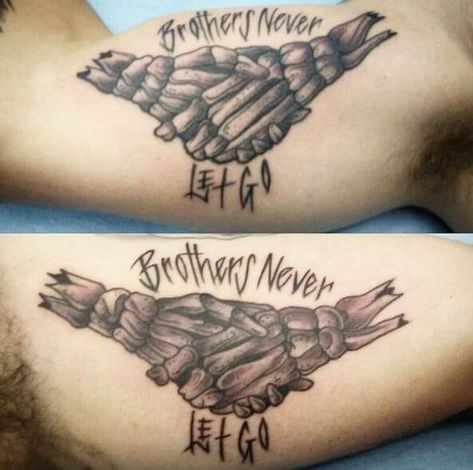 Brotherly Love Tattoo, Matching Brother Tattoos, Matching Symbols, Love Tattoo Designs, Bro Tattoos, Brotherhood Tattoo, Boxing Tattoos, Memorial Quotes, Family Tattoos For Men