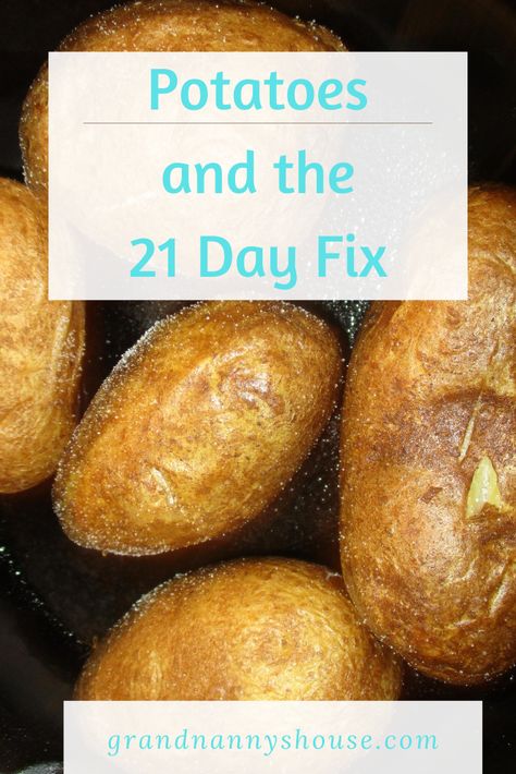 21 Day Fix Potatoes, 21 Day Fix Potato Recipes, Baked Potato Diet, Potato Diet Plan, Low Fat Baking, Noom Recipes, Potato Diet, Oven Ideas, Chicken Potato Bake