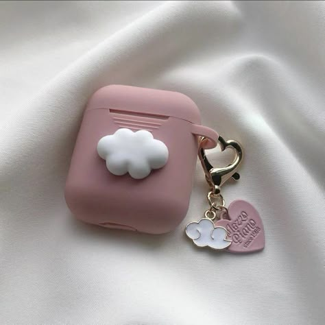 Pink Aesthetic Style, Pink Aesthetic Cute, Blush Aesthetic, Light Pink Aesthetic, Soft Pink Aesthetic, Cute Ipod Cases, Clothing Korean, Cute Headphones, Earbuds Case