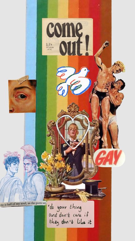 Queer collage 1 Queer Collage, Queer Magazine, Phoenix Fashion, Play Poster, Collage Poster, Collage Art, Grape Vines, Phoenix, Wallpapers