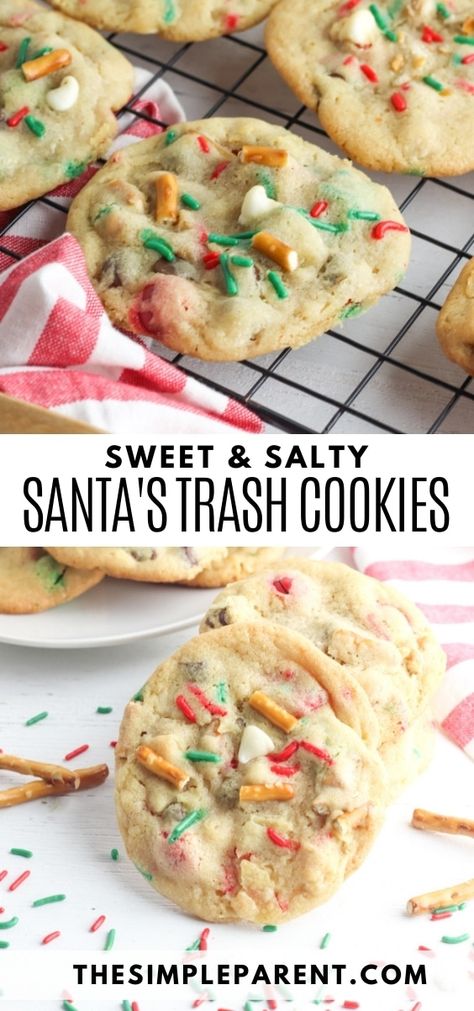 Christmas Cookies Recipes Easy, Trash Cookies, Cookies Recipes Easy, Christmas Cookies Recipes, Cookie Exchange Recipes, Easy Christmas Cookie Recipes, Christmas Baking Recipes, Christmas Cookies Easy, Best Christmas Cookies