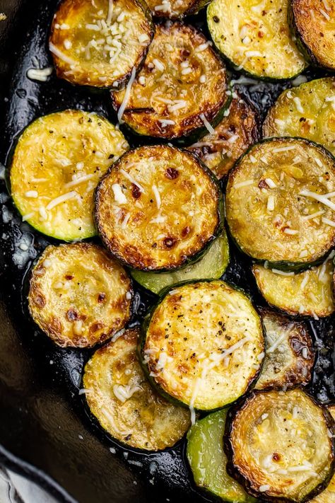 Sauteed zucchini is one of the simplest summer side dishes, but one of the best when it's done right! The key to perfectly tender but flavorful zucchini is all in how you cook it, and I'm sharing my recipe for this quick and easy veggie side. #vegetarian #zucchini #parmesan #easyside Zucchini Parmesan, Summer Sides, Sauteed Zucchini, Vegetarian Lifestyle, High Protein Low Carb Recipes, Easy Veggie, Best Vegetarian Recipes, Summer Side Dishes, Summer Squash