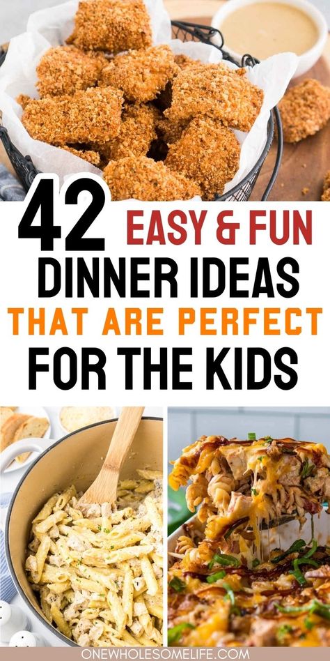 collage of kid friendly dinner ideas. Cheap Meals Picky Eaters, Easy Dinners Picky Eaters, Easy Simple Dinner Recipes For Two, Kids Dinner Ideas Easy Picky Eaters, Easy Fast Cheap Dinner Recipes, Fast Quick Meals, Family Dinner Picky Eaters, Quick Dinners For Busy Nights, Fun Kid Meals Dinners