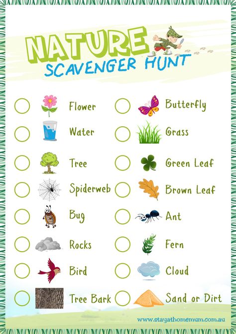 kid summer printables | free summer activities | free printables | fun things for kids to do Aktiviti Prasekolah, Nature Scavenger Hunt, Aktiviti Kanak-kanak, Fall Preschool Activities, Scavenger Hunt For Kids, Summer Learning, Outdoor Learning, Camping Theme, Toddler Fun