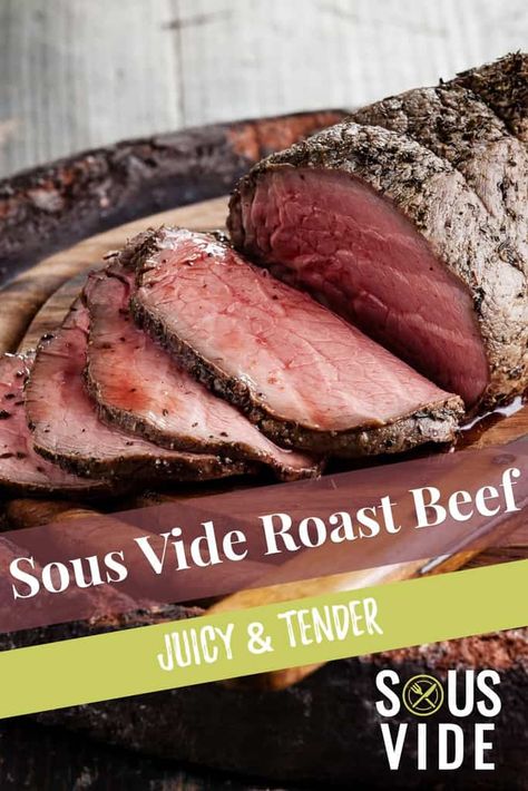 Sous Vide Beef Tenderloin Roast, Beef Roast Sous Vide, Instapot Sous Vide Recipes, Sous Vide Sirloin Roast, Sous Vide Time And Temp Chart, Sirloin Tip Roast Sous Vide, Sous Vide Top Round Roast, Sue Vide Recipes, Sous Vide Sirloin Tip Roast