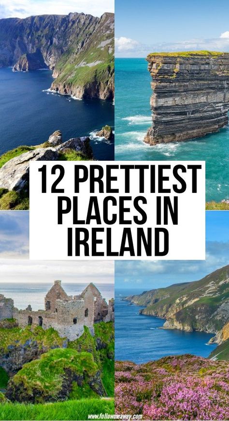 12 Prettiest Places In Ireland | where to go in ireland | tips and tricks for ireland travelers | best things to see in ireland | dreamy places in ireland | best photo spots in ireland | where to stay in ireland | hidden gems in #ireland #traveltips #hiddengems Best Places To Live In Ireland, Ireland Top 10 Places To Visit, Pictures Of Ireland Beautiful Places, Best Places In Ireland, Magical Places In Ireland, Scotland And Ireland Travel, Visiting Ireland Tips, Best Places To See In Ireland, Tralee Ireland Things To Do