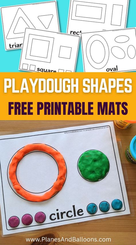 Teach Shapes To Preschoolers, 2 D Shapes Kindergarten, Shape Ideas For Preschool, Preschool Theme Weeks, Shape Stations Kindergarten, Shapes Unit Preschool, Learning Shapes Kindergarten, Shape Building Activities Preschool, Shape Poems Preschool