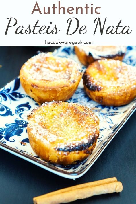 Natas Recipe, Portuguese Custard Tarts, Egg Tart Recipe, Portuguese Tarts, Portuguese Egg Tart, Custard Tarts, Mini Tarts, Portuguese Desserts, Portuguese Cuisine