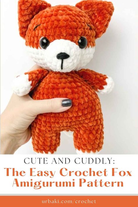 Welcome to the enchanting world of crochet with the Easy Crochet Fox Free Amigurumi Pattern! This delightful pattern is perfect for both crochet beginners and seasoned enthusiasts looking to create an adorable, huggable fox friend. Crafted with love and attention to detail, this pattern brings to life a charming amigurumi fox that will capture the hearts of young and old alike. The Easy Crochet Fox Amigurumi Pattern offers a fantastic opportunity to unleash your creativity... Friendly Red Fox Crochet Patterns, Animuguri Crochet Easy, Crochet Fox Plush Pattern, Crochet Plushies Fox, Crotchet Stuff Animals Easy, Fox Amigurumi Free Pattern Crochet, Small Fox Crochet Pattern Free, Fox Plush Crochet Pattern Free, Easy Fox Crochet Pattern