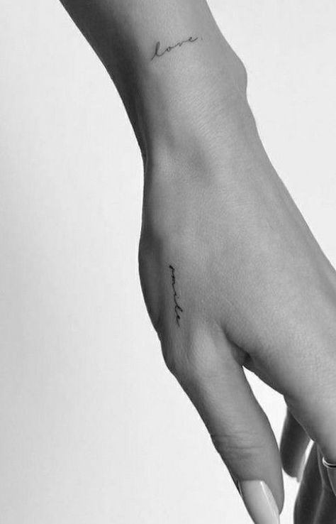 Fine Line Written Tattoo, Small Tattoo Placement, Cursive Tattoos, Skin Paint, Writing Tattoos, Tasteful Tattoos, Classy Tattoos, Subtle Tattoos, Elegant Tattoos