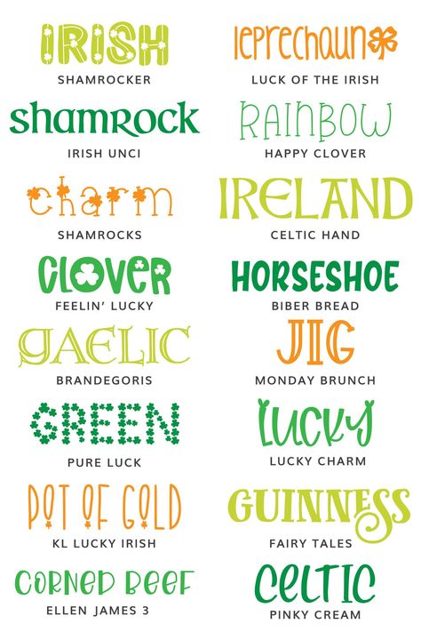 March Font, Irish Font, Monogram Generator, Irish Blessing Printable, Free Monogram Fonts, Free Fonts For Cricut, Fun Fonts, Writing Fonts, Make Stuff