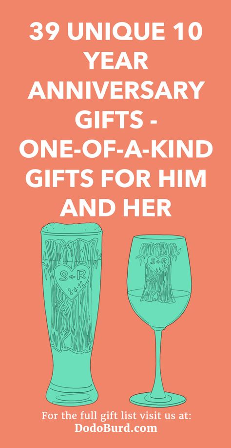 Give 10 year anniversary gifts that will stand the test of time to become cherished family heirlooms with the artful suggestions on this list. 10 Year Anniversary Gifts For Him, 10th Anniversary Gifts For Him, 10 Year Anniversary Gifts, 10th Anniversary Idea, 10 Year Wedding Anniversary Gift, 3rd Year Anniversary Gifts, Anniversary Diy, 3 Year Anniversary, 10 Year Anniversary Gift