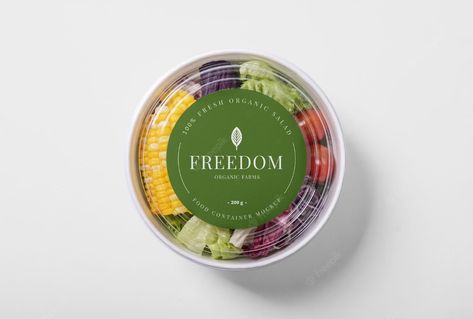 Healthy Branding, Healthy Takeaway, Salad Packaging, Healthy Frozen Meals, Fruit And Veg Shop, Takeaway Packaging, Takeaway Food, Salad Box, Salad Container