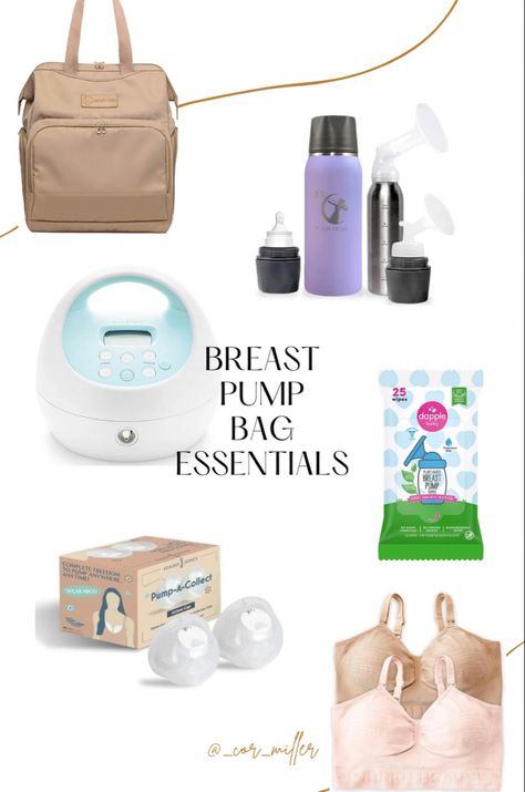 Pump on the go! Breastfeeding and pumping must haves Pumpables Genie Advanced Settings, Pump Bag For Work, Ceres Chill, Pumping Essentials, Pumping Bag, Spectra S1, Kindred Bravely, Things To Pack, Pumping Bras