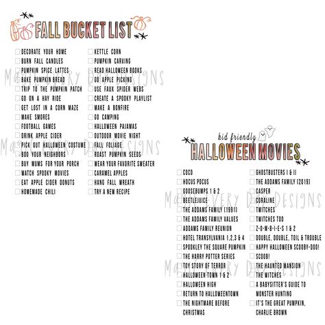 Halloween Watch List, Kid Friendly Halloween Movies, Kid Friendly Movies, School Encouragement, Fall Checklist, Fall Movies, Fall Family Activities, Halloween Movies List, Movie Challenge