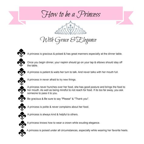 How to be a princess etiquette training  #Disneybeauties #cbias Lady Manners Etiquette, Rules Of Etiquette, Royal Etiquette Rules, Classy Women Etiquette, How To Be A Proper Lady, Rules For Princess, How To Be Royal, Royal Ettiquet, How To Be A Princess Tips