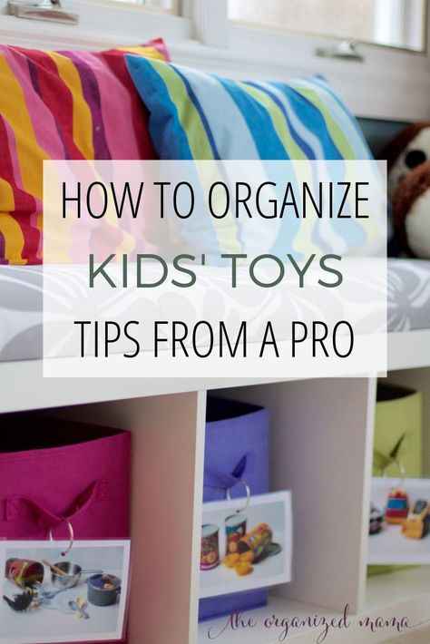 Tips from a professional organizer for how to set up a play room, organize the toys, and label all the toys! #playroom #decorforkids #kidsdecor Ideas For Playroom, Simple Playroom, Pastel Playroom, Toy Organization Diy, Playroom Closet, Organize Kids, Toy Room Organization, Toy Clutter, Kids Bedroom Organization