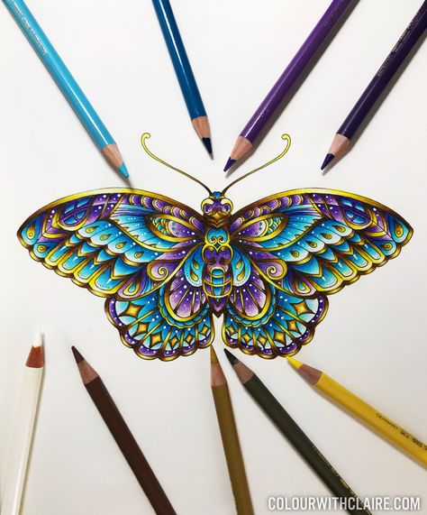 Pencil Coloring, Magical Jungle Johanna Basford, Mandala Colouring, Pencil Drawing Ideas, Enchanted Forest Coloring, Seni Pastel, Debbie Macomber, Drawing Hair, Johanna Basford Coloring Book