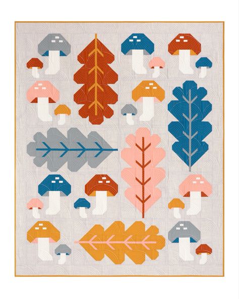 Fpp Patterns, Paper Quilts, Pen Pattern, Quilt Sewing Patterns, Paper Patterns, Animal Quilts, Giveaway Winner, The Mushroom, Foundation Paper Piecing