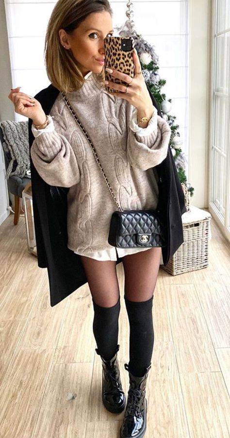 Marten Ankle Boots Outfit With Sweater And Over The Knee Socks #Ankle #Boots #Glowingskin #Knee #Marten #outfit #Socks #Sweater #women'slifestyleMarten Ankle Boots Outfit - Were you wondering how to wear marten ankle boots and stay looking classy and elegant? This outfit with marten ankle boots...https://roundpedia.com/marten-ankle-boots-outfit-with-sweater-and-over-the-knee-socks/ Check more at https://roundpedia.com/marten-ankle-boots-outfit-with-sweater-and-over-the-knee-socks/ Outfit With Sweater, Knee Socks Outfits, Marten Outfit, Ankle Boots Outfit Fall, Sock Boots Outfit, Ankle Boots Outfit, Sweater Skirt Outfit, Hot Fall Outfits, Long Leather Skirt