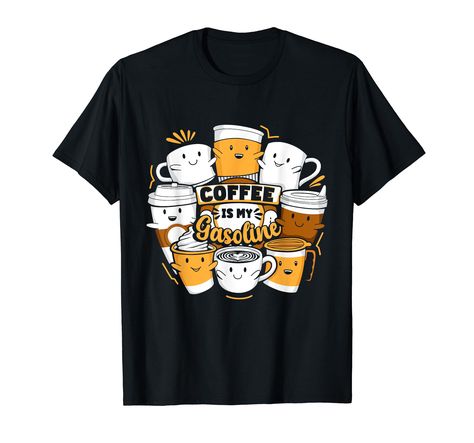 PRICES MAY VARY. Funny coffee t-shirt for a coffee lover or barista with a sense of humor. Funny coffee design with a coffee cup and coffee beans. Coffee gift idea for a birthday, Father's Day, Mother's Day or Christmas. Lightweight, Classic fit, Double-needle sleeve and bottom hem Coffee Tshirt Design, Coffee Gift, Coffee Tshirt, Long Jeans, Coffee Design, Outdoor Men, Street Style Chic, Humor Funny, Casual Sport Shoes