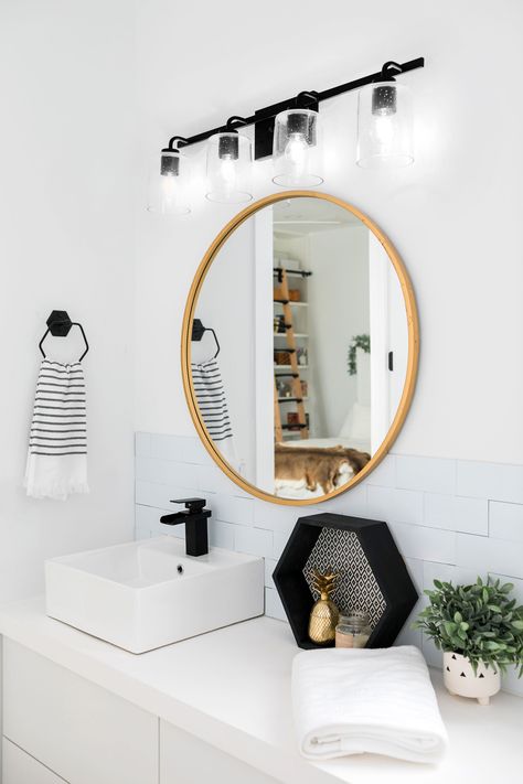 Bathroom mirror and lighting ideas