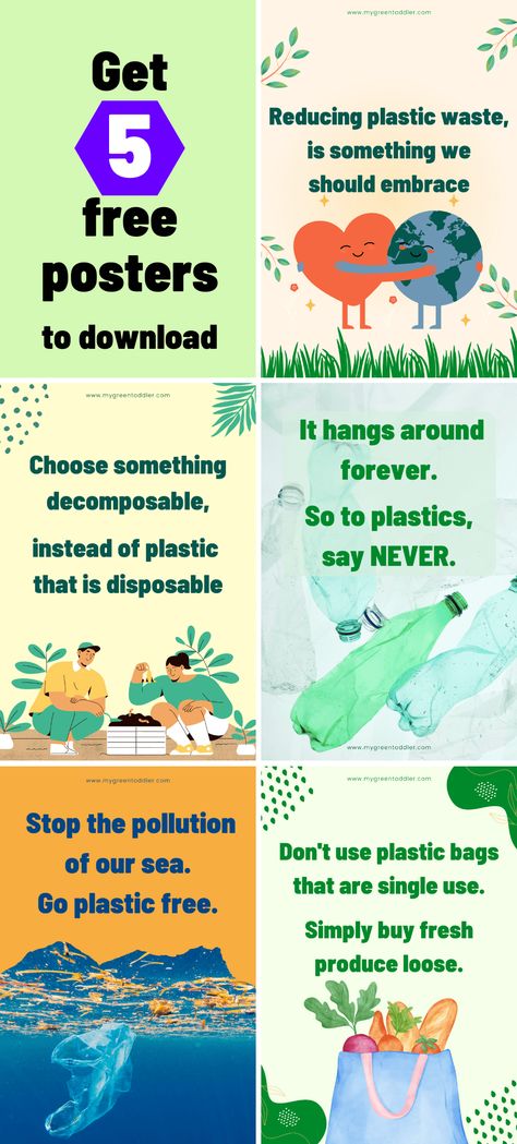 25 Say No To Plastic Slogans (that rhyme!) - free posters too - My Green Toddler Say No To Plastic Quotes, Say No To Plastic Slogans, Say No To Plastic Posters, Slogans On Nature, No Plastic Poster, Slogan On Environment, Health Slogans, Slogan Writing, English Slogans