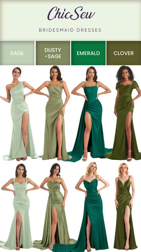 Bridesmaid Dresses Green Dresses For Bridesmaid, Wedding Maid Of Honor Dresses Green, Emerald Green And Sage Bridesmaid Dresses, Bridesmaid Sage Dresses, Sage Bridesmaids Dress, Sage Green Gown Bridesmaid, Sage Green Dress Formal Wedding, Sage Green Wedding Dress Bridesmaid, Bridesmaid Wedding Dresses