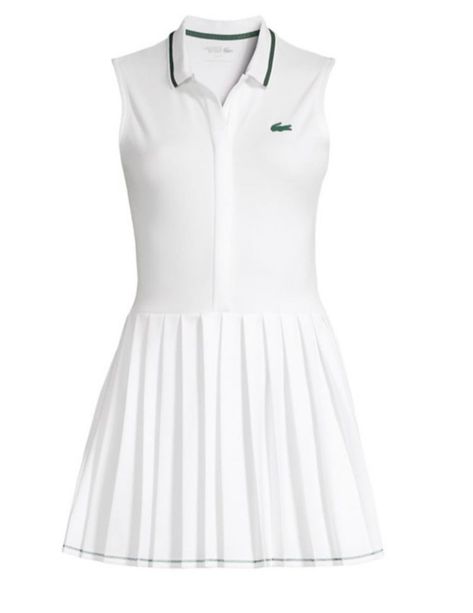 Pleated Tennis Dress, Tennis Dress Outfit, Mode Tennis, Lacoste Dress, Tennis Outfit Women, Polo Lacoste, Lacoste Women, Tennis Fashion, Tennis Clothes