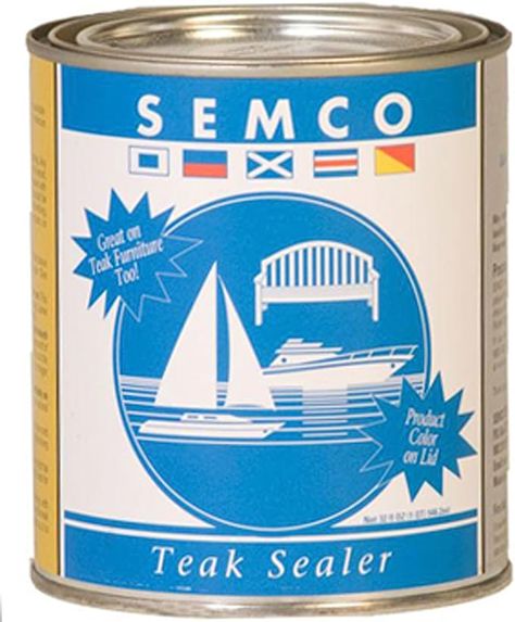 Semco Teak Wood Sealer - Natural Finish - Sealant, Protector, Sealer - 1 USGallon - 3.78ltrs : Amazon.co.uk: DIY & Tools Boat Table, Wood Sealer, Teak Oil, Natural Honey, Teak Furniture, Oil Stains, Clear Coat, Teak Wood, Deep Cleaning