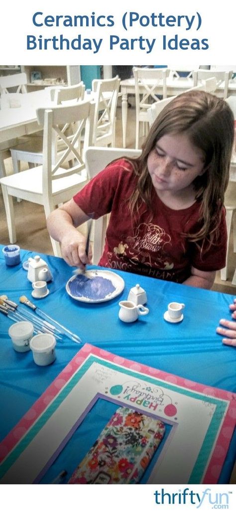 Pottery studios often have fun birthday party options for kids and adults. This is a guide about pottery party for tween birthday. Pottery Birthday Party, Pottery Party, Painting Birthday Party, Painting Birthday, Kids Pottery, Birthday Party For Teens, Fun Birthday Party, Pottery Gifts, Fun Hobbies