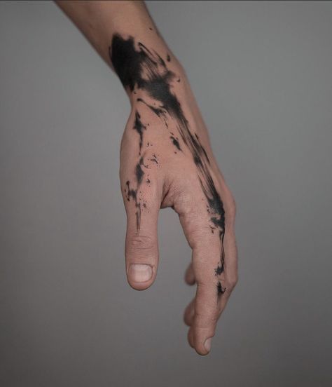 Splatter Paint Tattoo, Paint Strokes Tattoo, Black Splatter Tattoo, Spilled Ink Tattoo, Paint Splash Tattoo, Ink Splash Tattoo, Ink Blot Tattoo, Ink Spill Tattoo, Ink Splatter Tattoo