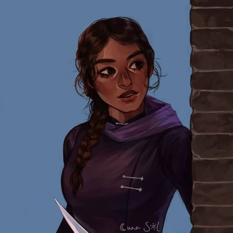 Six Of Crows Fanart, Crows Fanart, Inej Ghafa, Six Of Crows Characters, Crow Books, Freddy Carter, Crooked Kingdom, The Grisha Trilogy, Leigh Bardugo