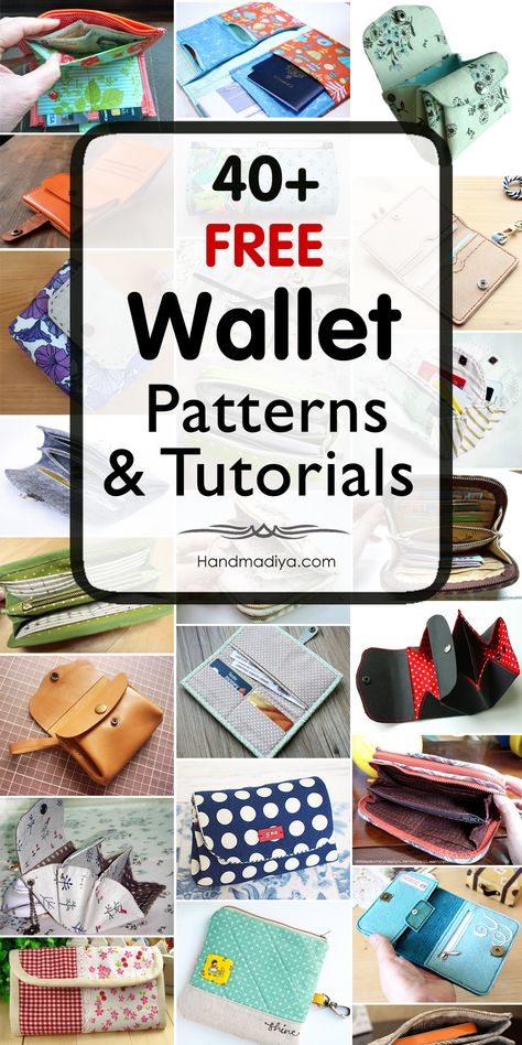 Patchwork, Diy Wallet Pattern Free, Credit Card Wallet Pattern, Trifold Wallet Pattern, Diy Purse Patterns, Small Wallet Pattern, Diy Wallet Pattern, Bifold Wallet Pattern, Small Bag Pattern