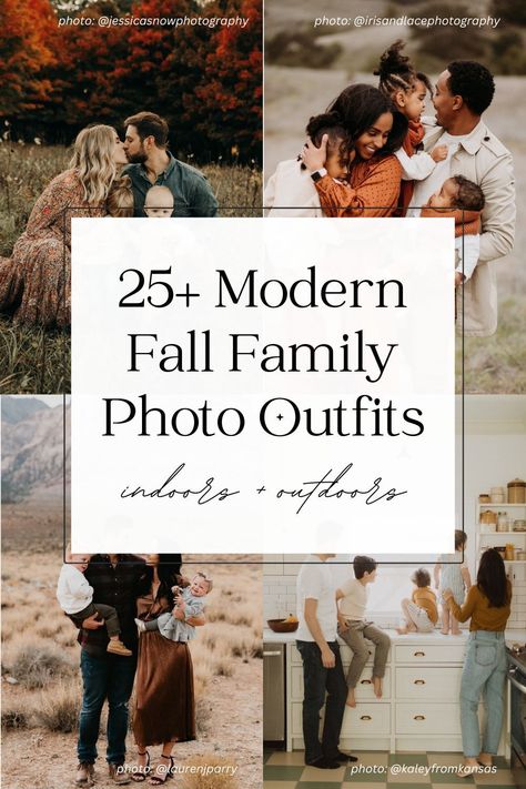 Fall Outfit Photoshoot Ideas, Fall Family Outfit Ideas For Pictures, Best Family Photo Outfits, Fall Outfits For Family Photos, Fun Fall Family Photoshoot Ideas, Family Photo Outfits Fall Color Schemes Picture Ideas, Family Fall Photoshoot Outfits 2024, Best Colors For Family Photos, Family Outfits For Pictures Fall